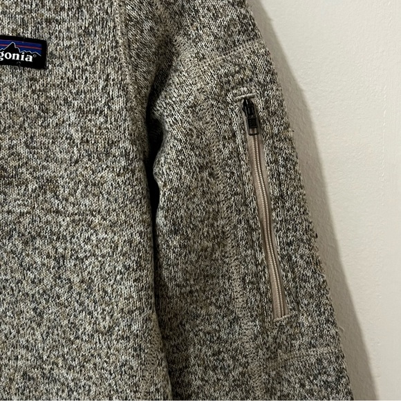 Patagonia Gray “Worn Wear” 1/4 Zip Long Sleeve Pullover Sweater S - Picture 4 of 7